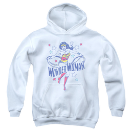 Wonder Woman Wonder Stars - Youth Hoodie Youth Hoodie (Ages 8-12) Wonder Woman   