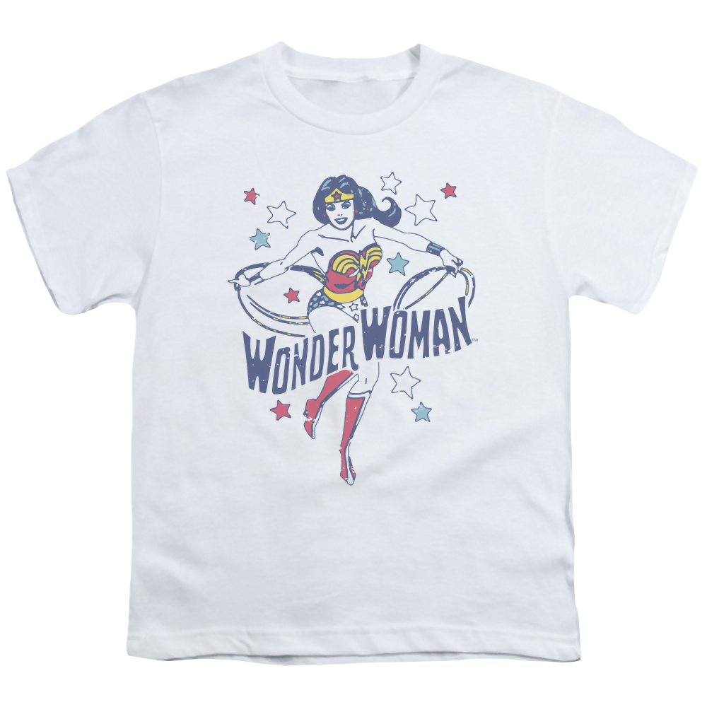 Wonder Woman Wonder Stars - Youth T-Shirt Youth T-Shirt (Ages 8-12) Wonder Woman   
