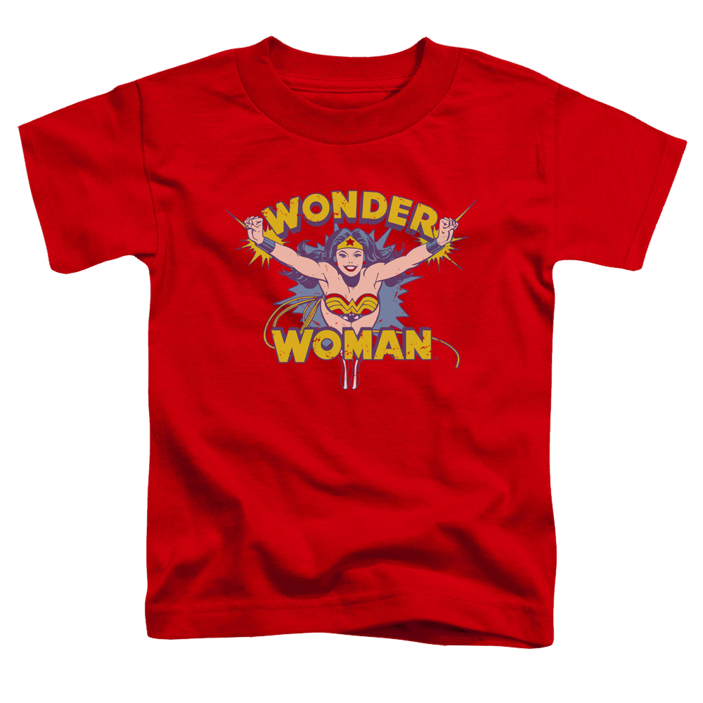 Wonder Woman Flying Through - Toddler T-Shirt Toddler T-Shirt Wonder Woman   