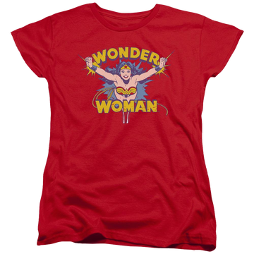 DC Comics Flying Through - Women's T-Shirt Women's T-Shirt Wonder Woman   
