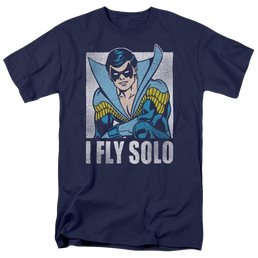 DC Comics Fly Solo - Men's Regular Fit T-Shirt Men's Regular Fit T-Shirt Nightwing   