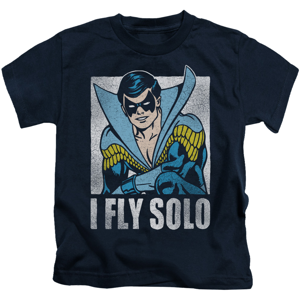 Nightwing Fly Solo - Kid's T-Shirt Kid's T-Shirt (Ages 4-7) Nightwing   