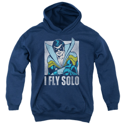 Nightwing Fly Solo - Youth Hoodie Youth Hoodie (Ages 8-12) Nightwing   