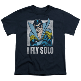 Nightwing Fly Solo - Youth T-Shirt Youth T-Shirt (Ages 8-12) Nightwing   