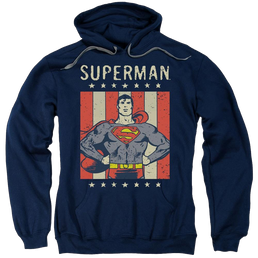 DC Comics Retro Liberty - Pullover Hoodie Pullover Hoodie Superman   