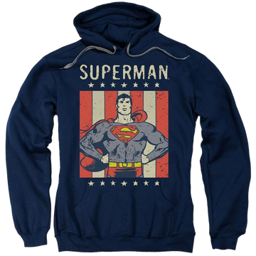 DC Comics Retro Liberty - Pullover Hoodie Pullover Hoodie Superman   