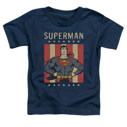 Superman Retro Liberty - Toddler T-Shirt Toddler T-Shirt Superman   