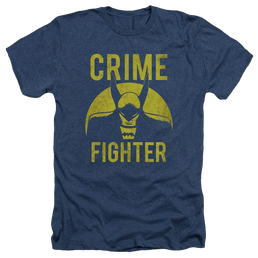 DC Comics Fight Crime - Men's Heather T-Shirt Men's Heather T-Shirt Batman   