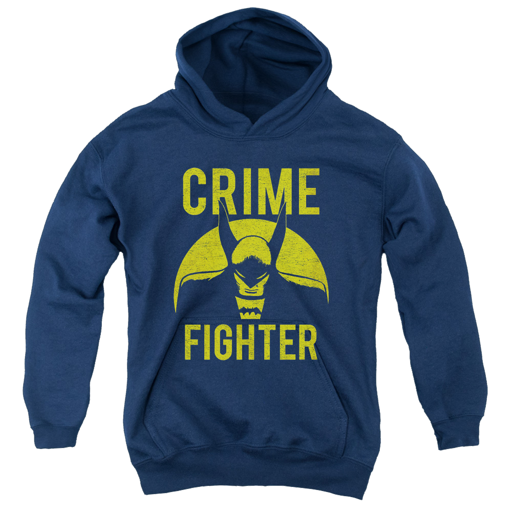 DC Batman Fight Crime - Youth Hoodie Youth Hoodie (Ages 8-12) Batman   