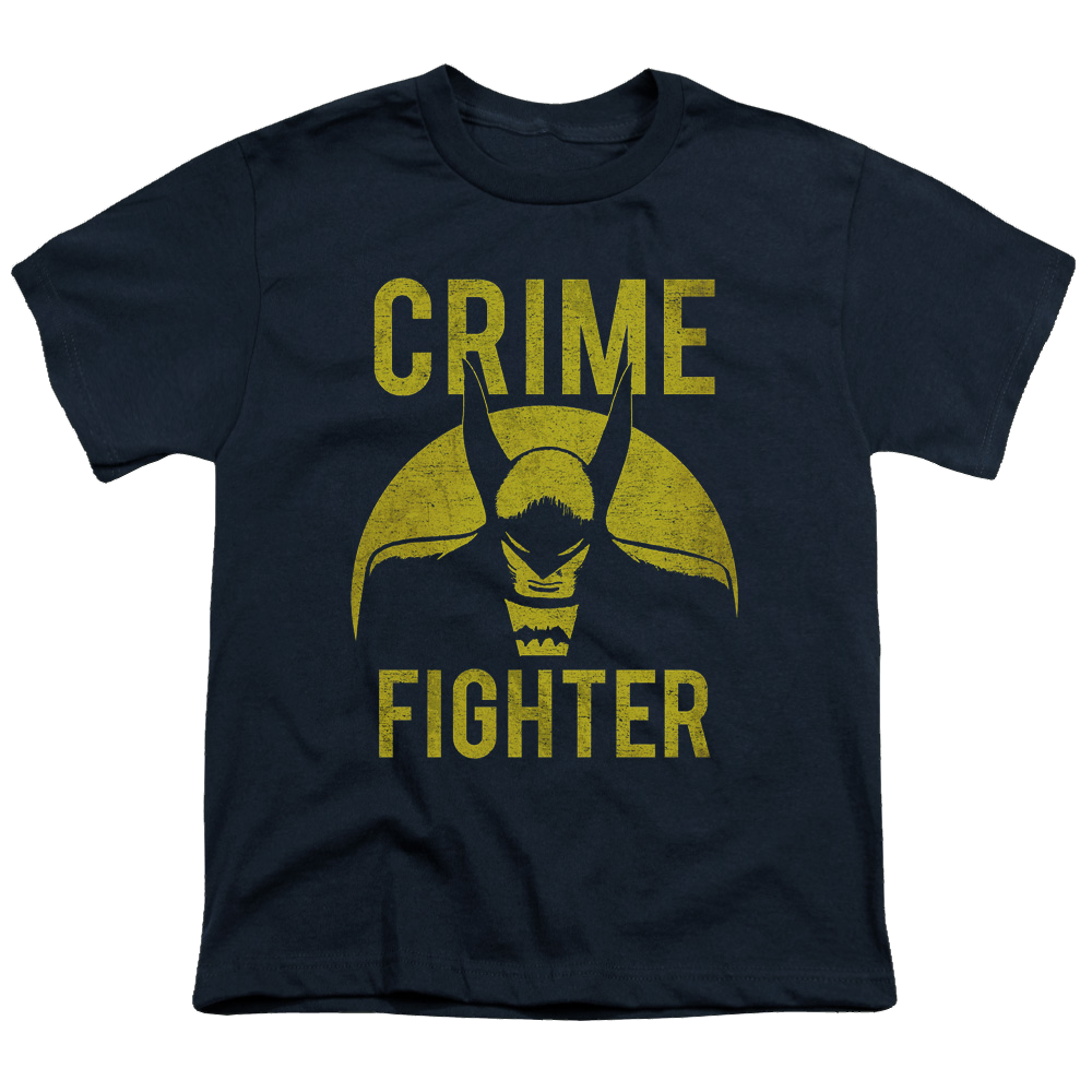 DC Batman Fight Crime - Youth T-Shirt Youth T-Shirt (Ages 8-12) Batman   
