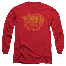 DC Comics Wonder Eagle - Men's Long Sleeve T-Shirt Men's Long Sleeve T-Shirt Wonder Woman   
