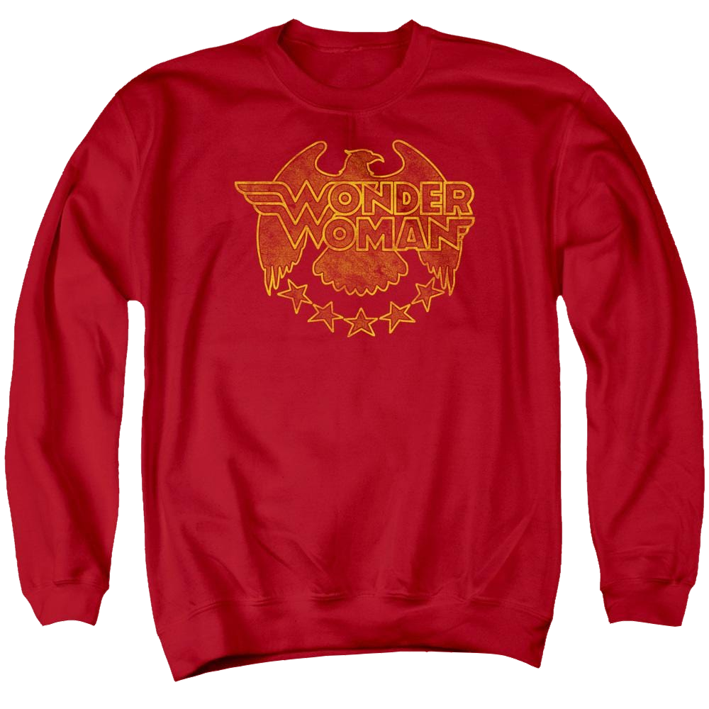 DC Comics Wonder Eagle - Men's Crewneck Sweatshirt Men's Crewneck Sweatshirt Wonder Woman   