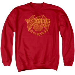 DC Comics Wonder Eagle - Men's Crewneck Sweatshirt Men's Crewneck Sweatshirt Wonder Woman   