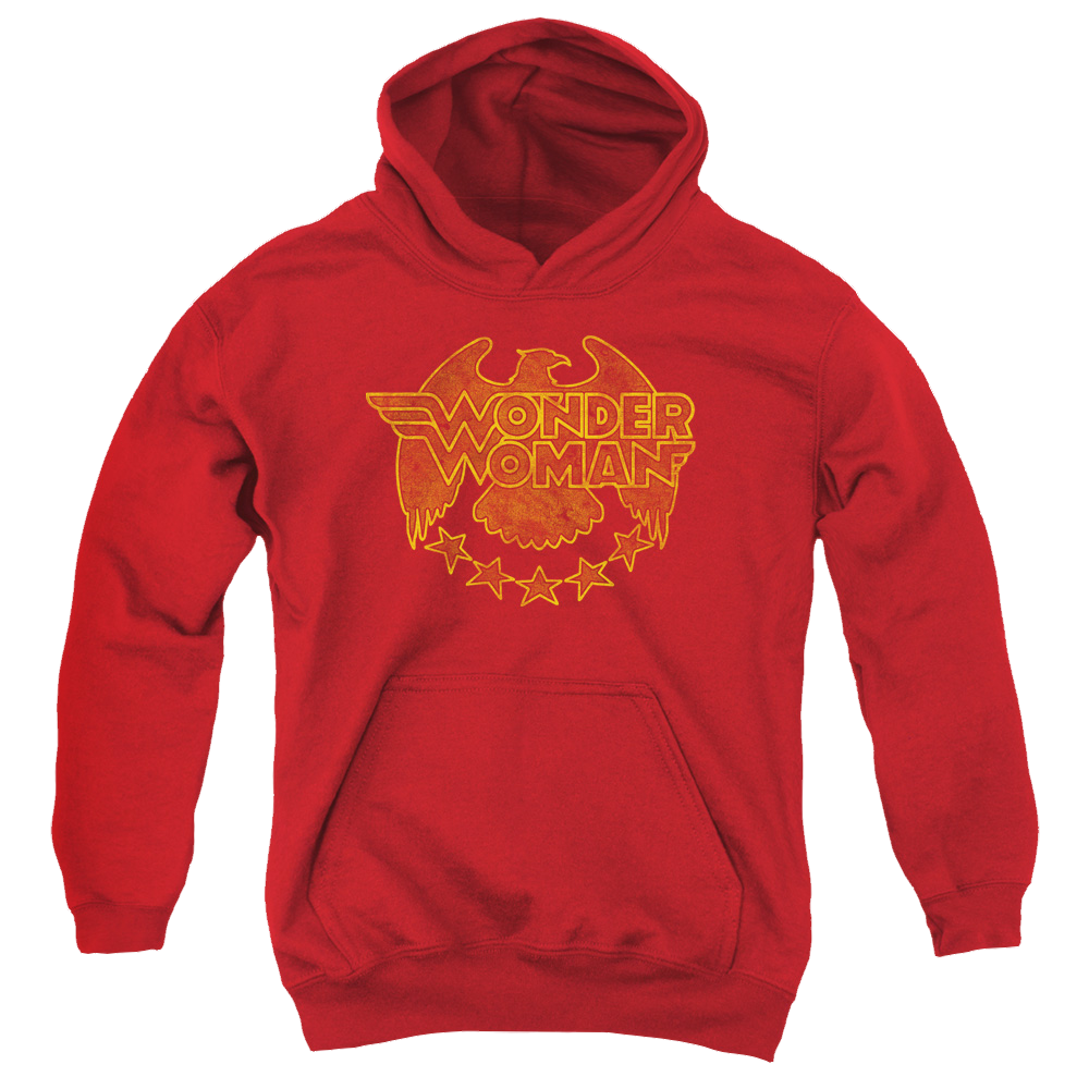 Wonder Woman Wonder Eagle - Youth Hoodie Youth Hoodie (Ages 8-12) Wonder Woman   