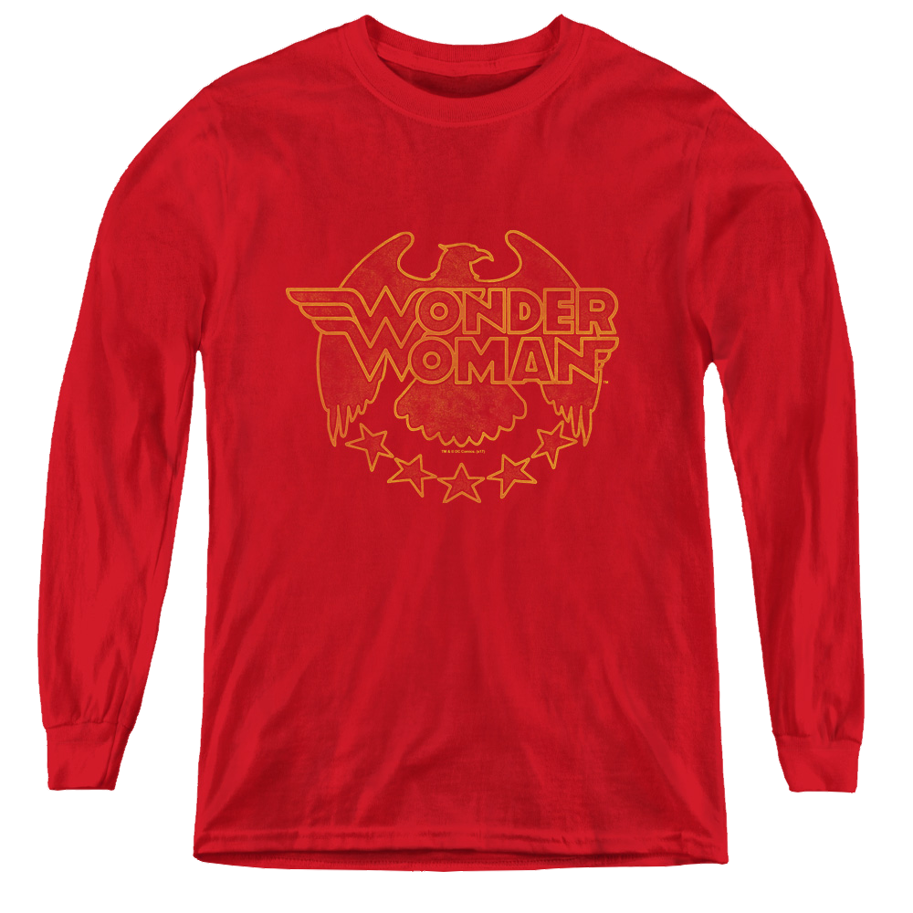 Wonder Woman Wonder Eagle - Youth Long Sleeve T-Shirt Youth Long Sleeve T-Shirt Wonder Woman   