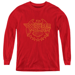 Wonder Woman Wonder Eagle - Youth Long Sleeve T-Shirt Youth Long Sleeve T-Shirt Wonder Woman   