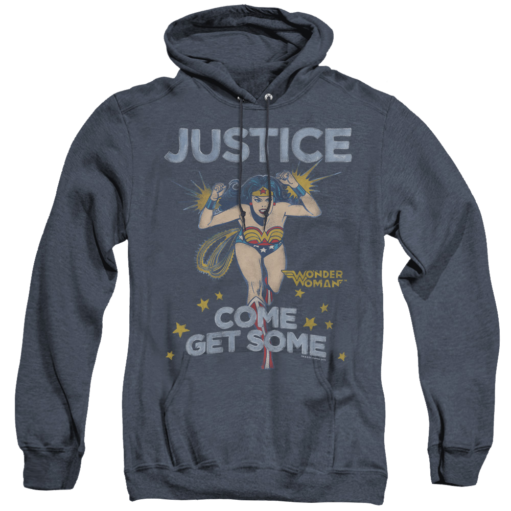 Wonder Woman Get Some - Heather Pullover Hoodie Heather Pullover Hoodie Wonder Woman   