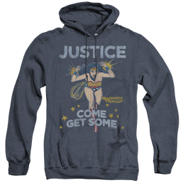 Wonder Woman Get Some - Heather Pullover Hoodie Heather Pullover Hoodie Wonder Woman   