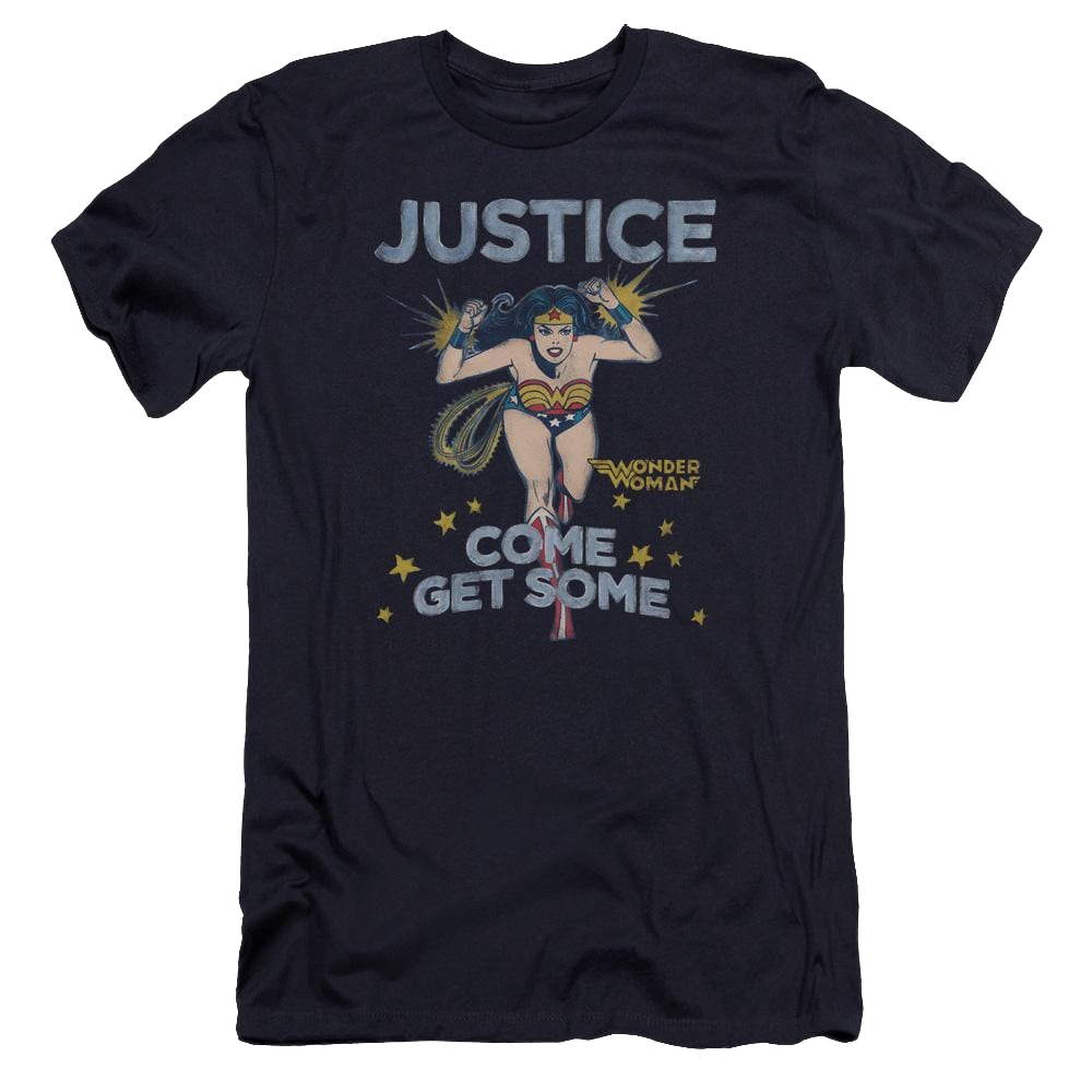 DC Comics Get Some - Men's Premium Slim Fit T-Shirt Men's Premium Slim Fit T-Shirt Wonder Woman   