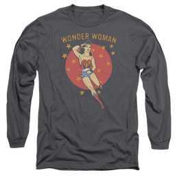 DC Comics Wonder Circle - Men's Long Sleeve T-Shirt Men's Long Sleeve T-Shirt Wonder Woman   