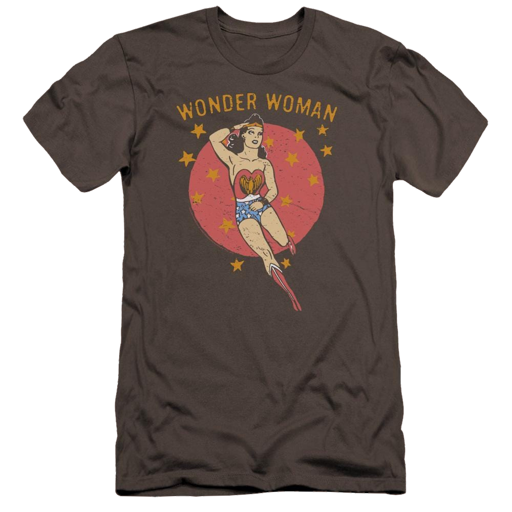 DC Comics Wonder Circle - Men's Premium Slim Fit T-Shirt Men's Premium Slim Fit T-Shirt Wonder Woman   