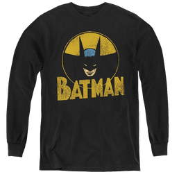 Dc Batman Circle Bat - Youth Long Sleeve T-Shirt Youth Long Sleeve T-Shirt Batman   