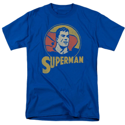 DC Comics Super Circle - Men's Regular Fit T-Shirt Men's Regular Fit T-Shirt Superman   