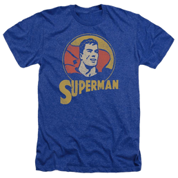 DC Comics Super Circle - Men's Heather T-Shirt Men's Heather T-Shirt Superman   