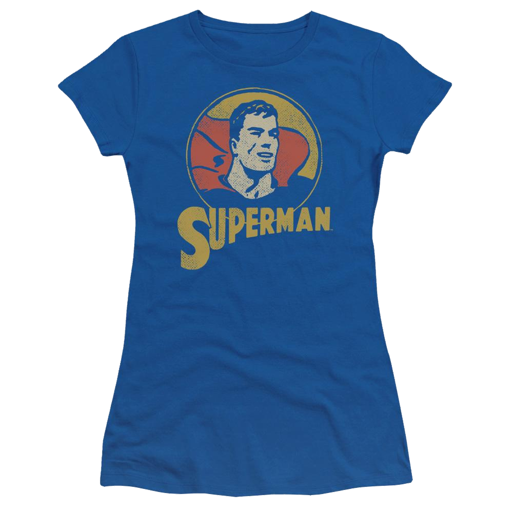 DC Comics Super Circle - Juniors T-Shirt Juniors T-Shirt Superman   