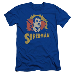 DC Comics Super Circle - Men's Slim Fit T-Shirt Men's Slim Fit T-Shirt Superman   