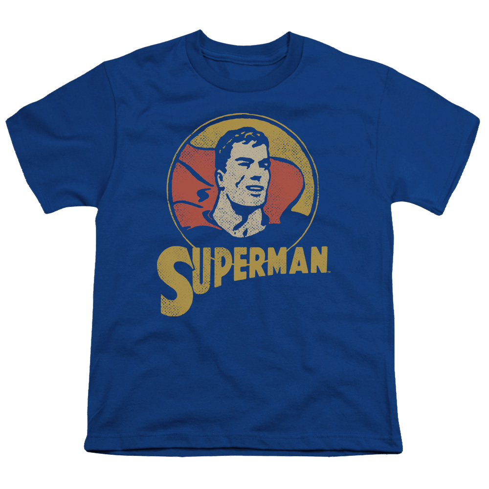Superman Super Circle - Youth T-Shirt Youth T-Shirt (Ages 8-12) Superman   