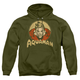 Aquaman Aqua Circle - Pullover Hoodie Pullover Hoodie Aquaman   