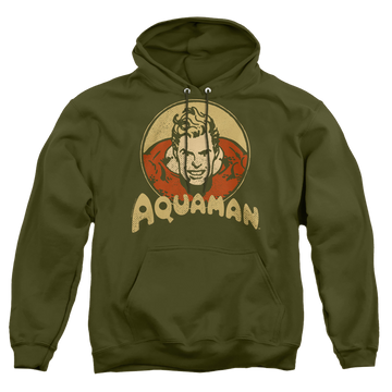 Aquaman Aqua Circle - Pullover Hoodie Pullover Hoodie Aquaman   