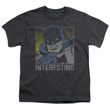 DC Batman Interesting - Youth T-Shirt Youth T-Shirt (Ages 8-12) Batman   