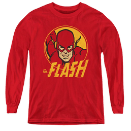 Flash, The Flash Circle - Youth Long Sleeve T-Shirt Youth Long Sleeve T-Shirt The Flash   