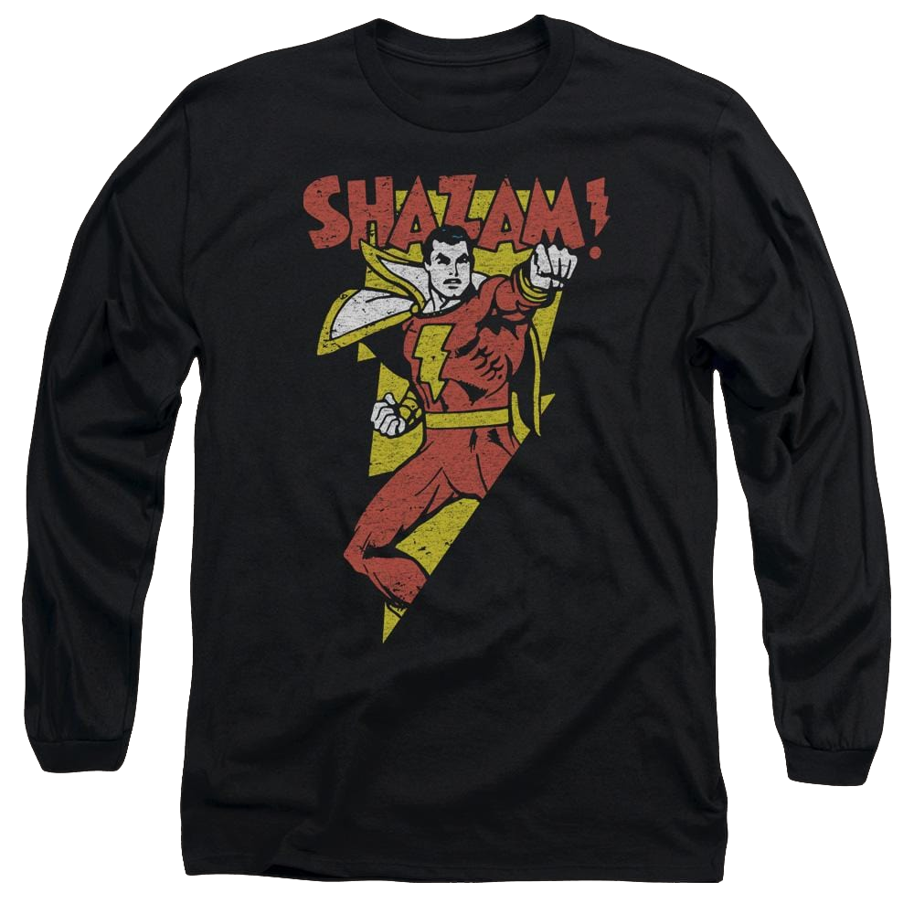 DC Comics In Bolt - Men's Long Sleeve T-Shirt Men's Long Sleeve T-Shirt Shazam   