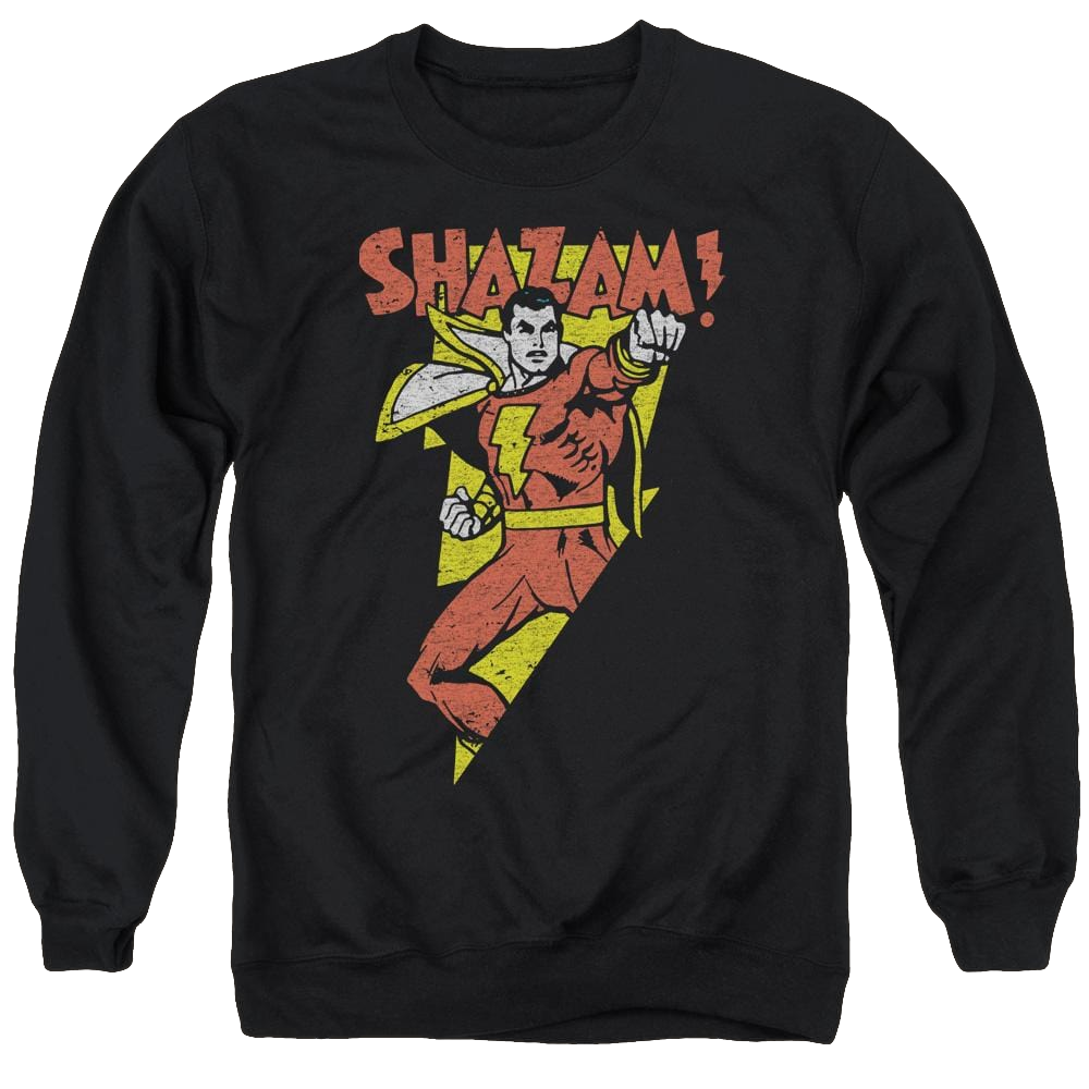 DC Comics In Bolt - Men's Crewneck Sweatshirt Men's Crewneck Sweatshirt Shazam   