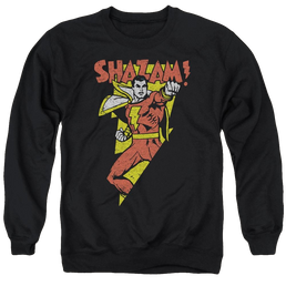 DC Comics In Bolt - Men's Crewneck Sweatshirt Men's Crewneck Sweatshirt Shazam   