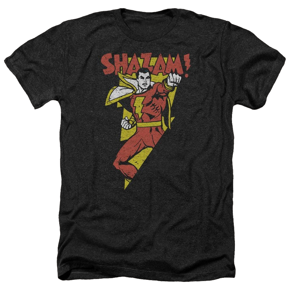 DC Comics In Bolt - Men's Heather T-Shirt Men's Heather T-Shirt Shazam   