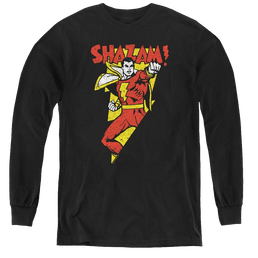 Shazam In Bolt - Youth Long Sleeve T-Shirt Youth Long Sleeve T-Shirt Shazam   