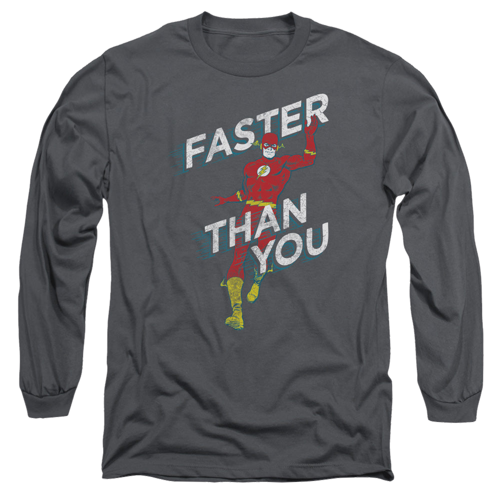 Flash, The Faster Than You - Men's Long Sleeve T-Shirt Men's Long Sleeve T-Shirt The Flash   