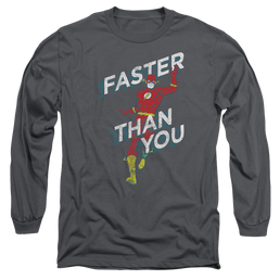 Flash, The Faster Than You - Men's Long Sleeve T-Shirt Men's Long Sleeve T-Shirt The Flash   