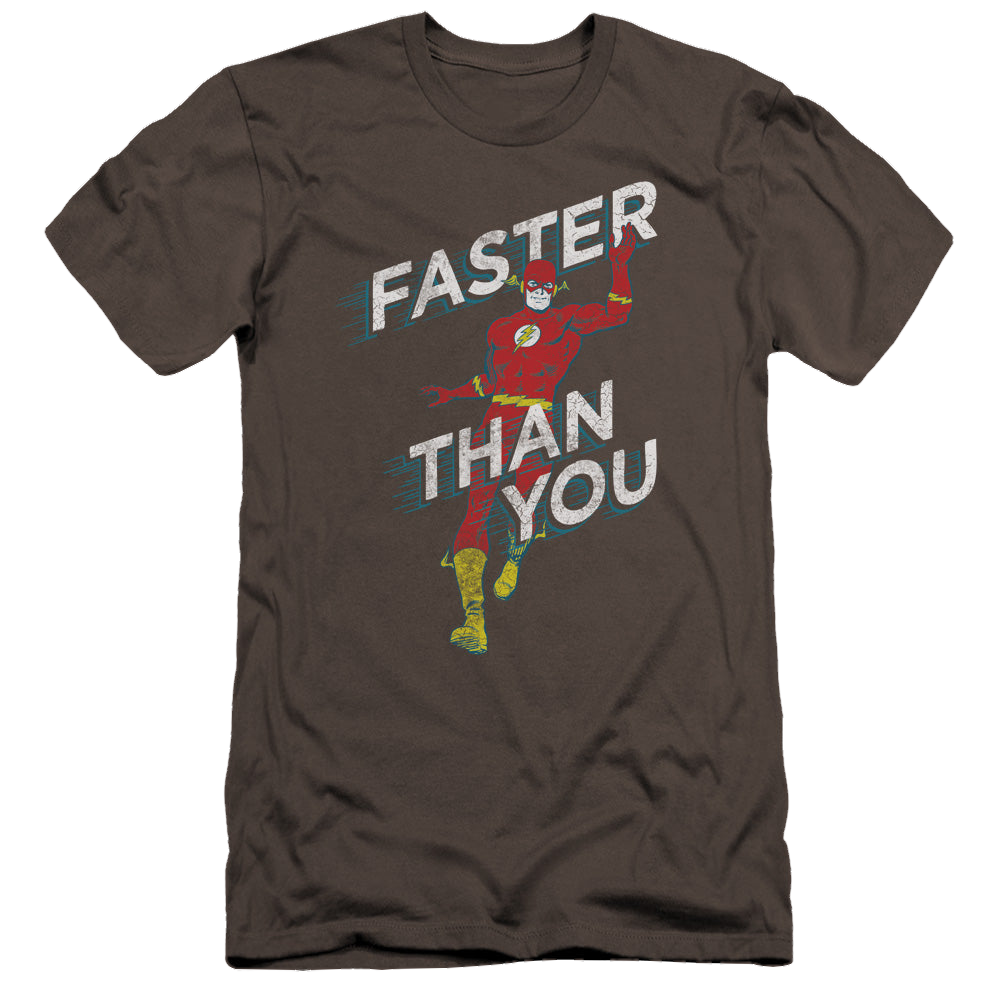 Flash, The Faster Than You - Men's Premium Slim Fit T-Shirt Men's Premium Slim Fit T-Shirt The Flash   