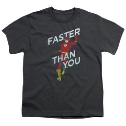 Flash, The Faster Than You - Youth T-Shirt Youth T-Shirt (Ages 8-12) The Flash   