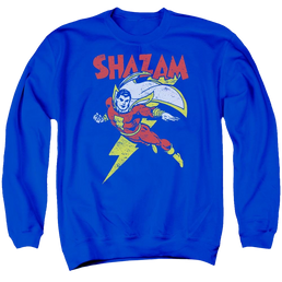 DC Comics Lets Fly - Men's Crewneck Sweatshirt Men's Crewneck Sweatshirt Shazam   