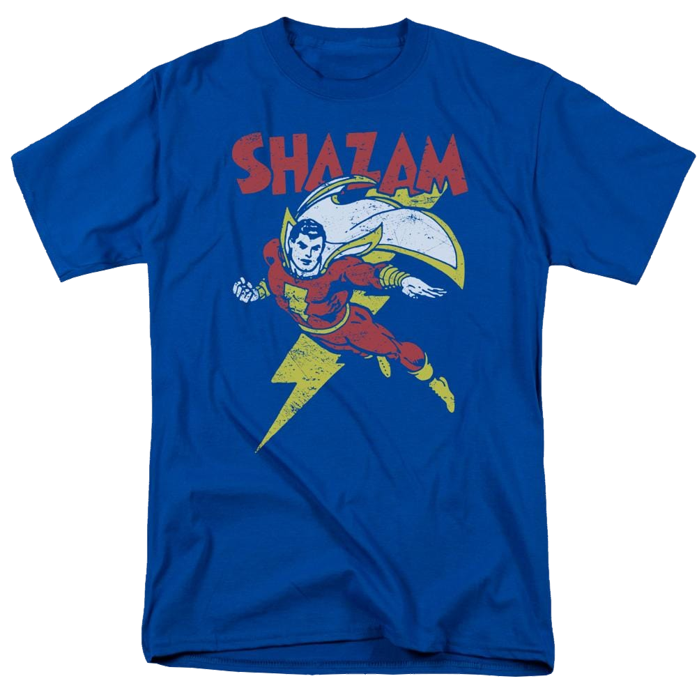 DC Comics Lets Fly - Men's Regular Fit T-Shirt Men's Regular Fit T-Shirt Shazam   