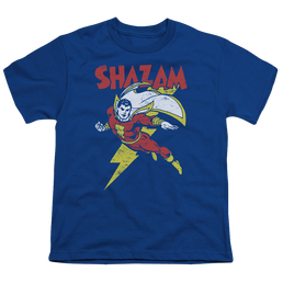 Shazam Lets Fly - Youth T-Shirt Youth T-Shirt (Ages 8-12) Shazam   
