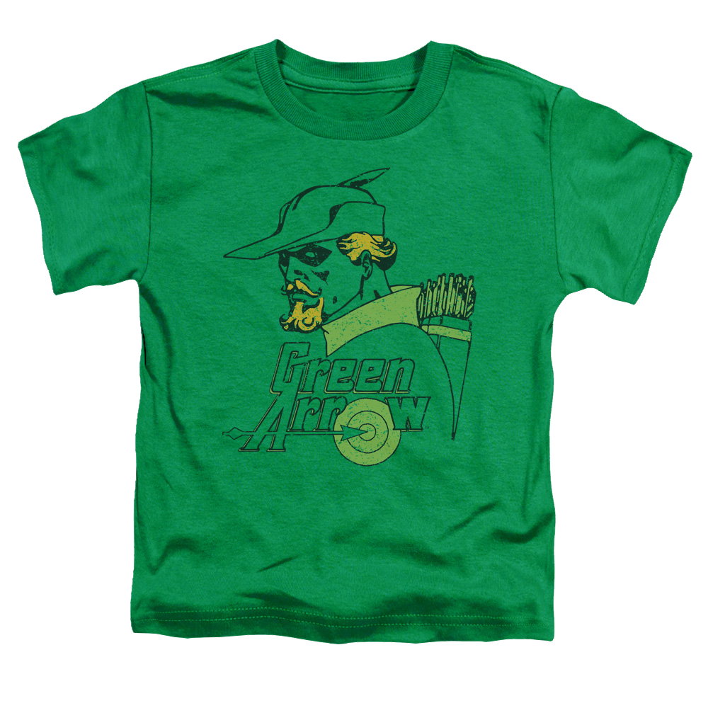 Green Arrow Close Up - Kid's T-Shirt Kid's T-Shirt (Ages 4-7) Green Arrow   