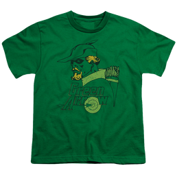 Green Arrow Close Up - Youth T-Shirt Youth T-Shirt (Ages 8-12) Green Arrow   