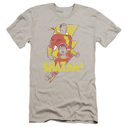 DC Comics Transformation - Men's Premium Slim Fit T-Shirt Men's Premium Slim Fit T-Shirt Shazam   